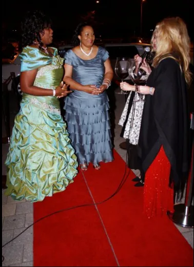Dancing With A Vision Gala, Red Carpet with Avril Riley.