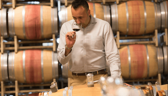 Juan Munoz Oca the winemaker for Columbia Crest Winery.
