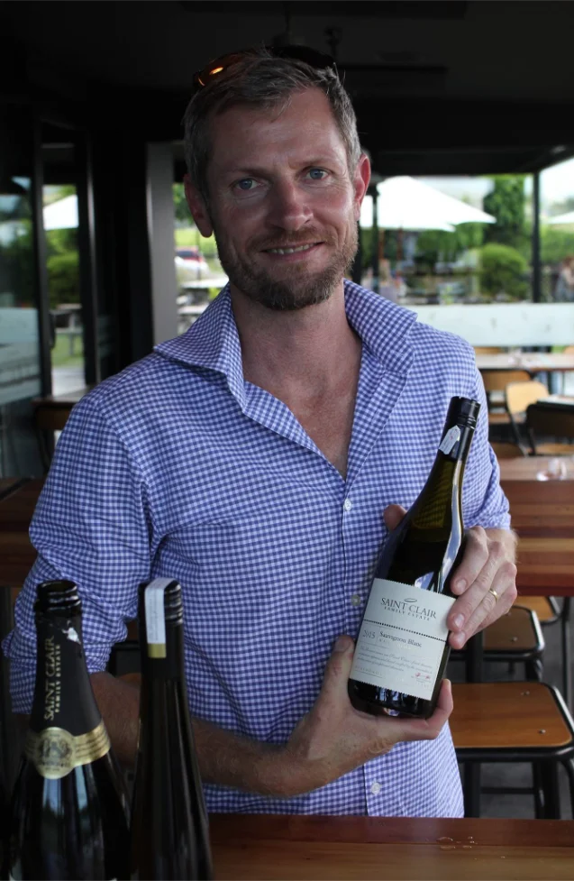 Winemaker Kyle Thompson, Saint Clair Family Estate
