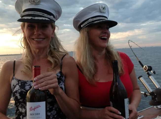 The Wine Ladies Salmon fishingPenfolds BIN 389 Cabernet Shiraz The Wine Ladies Salmon fishingPenfolds BIN 389 Cabernet Shiraz