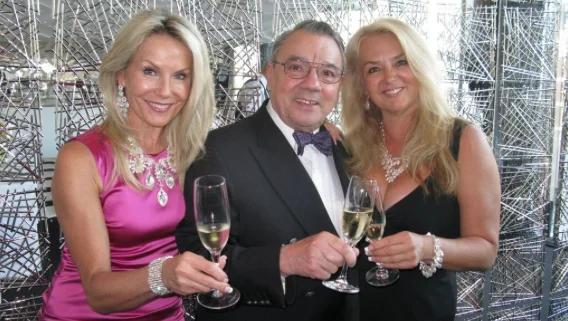 With Wolf Blass founder "Wolfie" at TIFF