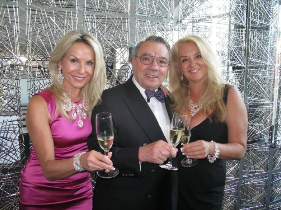 With Wolf Blass founder "Wolfie" at TIFF