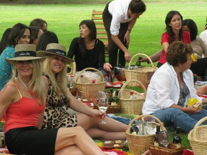 Santa Rita Winery, Chile – International Women’s Day journalist picnic. Santa Rita Winery, Chile - International Women's Day journalist picnic.