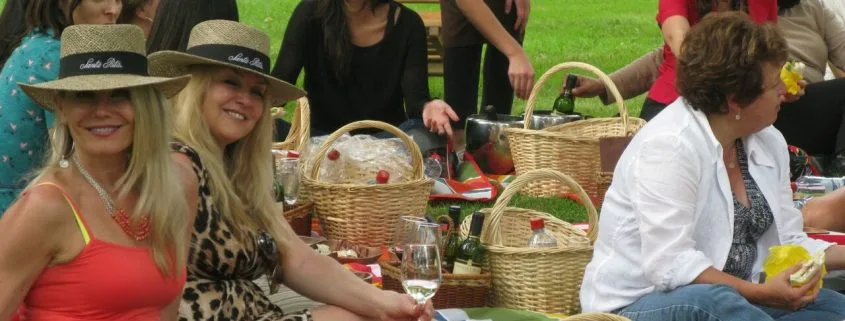 Santa Rita Winery, Chile - International Women's Day journalist picnic.