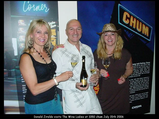 1050 CHUM guest, Donald Ziraldo, “Godfather of Icewine”, Founder Inniskillen. 1050 CHUM guest, Donald Ziraldo, "Godfather of Icewine", Founder Inniskillen.